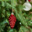 Ensemble de décorations d'arbre de Noël rouge et blanc Miluhome