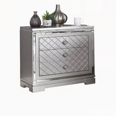 Modern Nightstand with Drawers