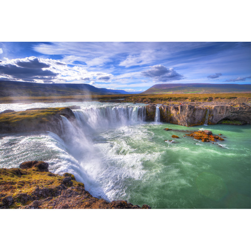 Godafoss by Pedre, 12" H x 18" W