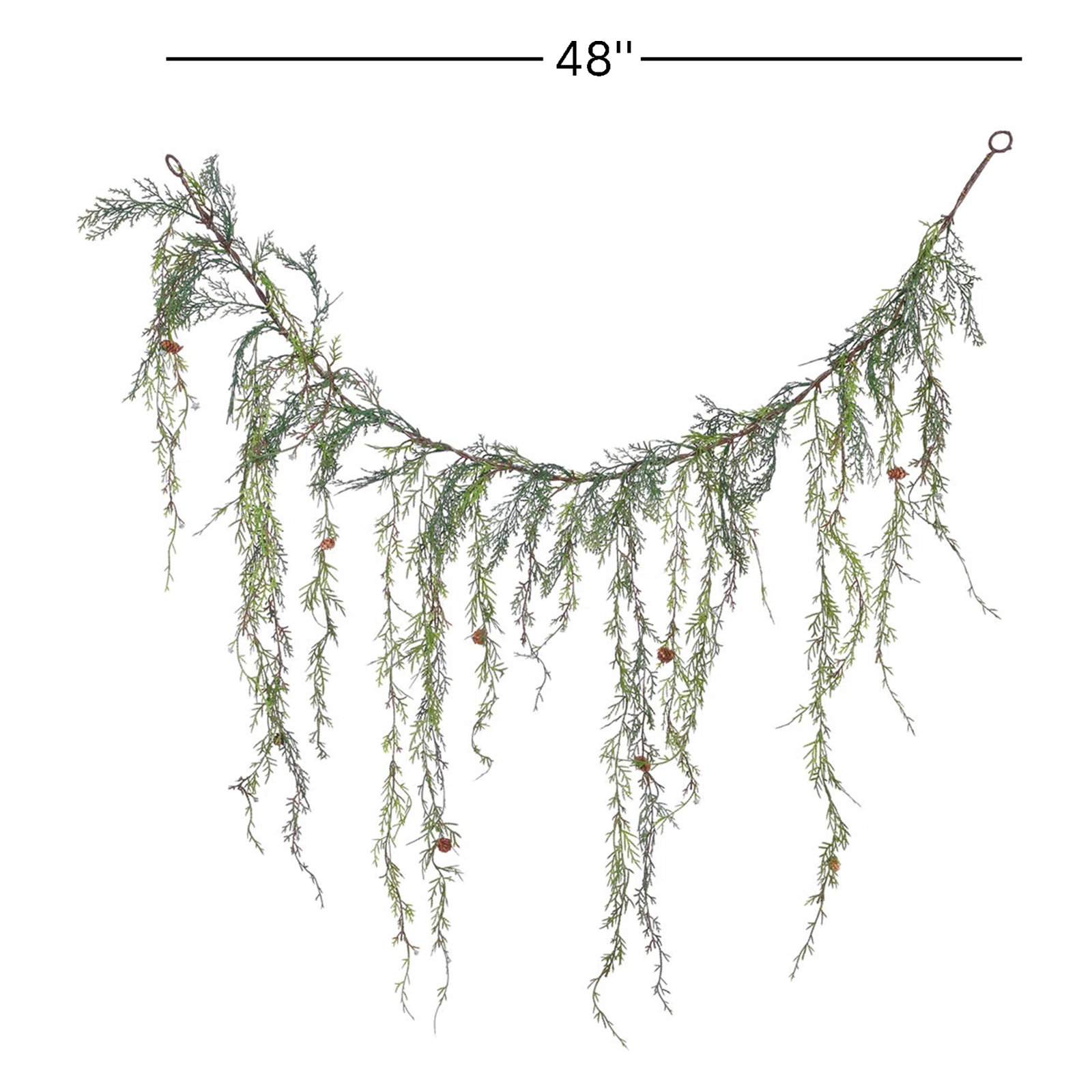 48'' in. Faux Cedar Garland