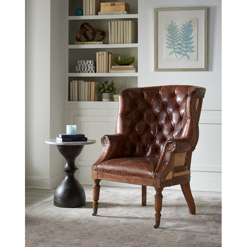 Palm Desert Marble End Table
