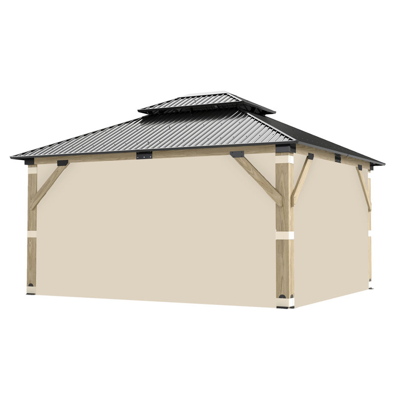 COVERONICS Customized Gazebo Kit Components, Fabric Screen & Curtain Only