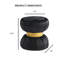Tabouret l 15,4 po contemporain, noir-807732702