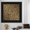 Art mural Kufi de l'Islam mettant en vedette la sourate Ayat Al Kursi - cadeau parfait de l'Aïd du Ramadan pour les Musulmans