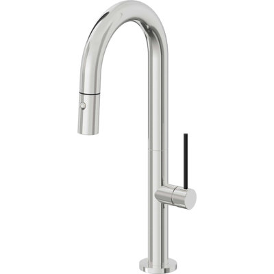 Pull-Down Prep/Bar Faucet With Button Sprayer