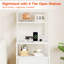 41cm W Metal Bedside Table-643335512