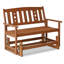 Arianna Rubberwood Outdoor Glider