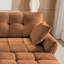 Canapé modulaire en chenille 2 places avec repose-pieds Chenille-28402719