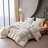King Size 2 in 1 Detachable Duvet Cover with Snap Buttons for All Seasons-332179323