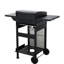 2 barbecues au gaz propane, ss, 24600Btu, grilles de cuisson en émail, table d'appoint pliable, panier suspendu pour gril de ferme 2, station de grillage