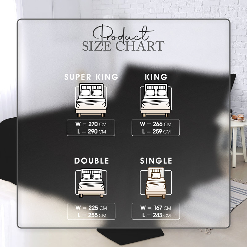 Flat Sheet, Single, Black