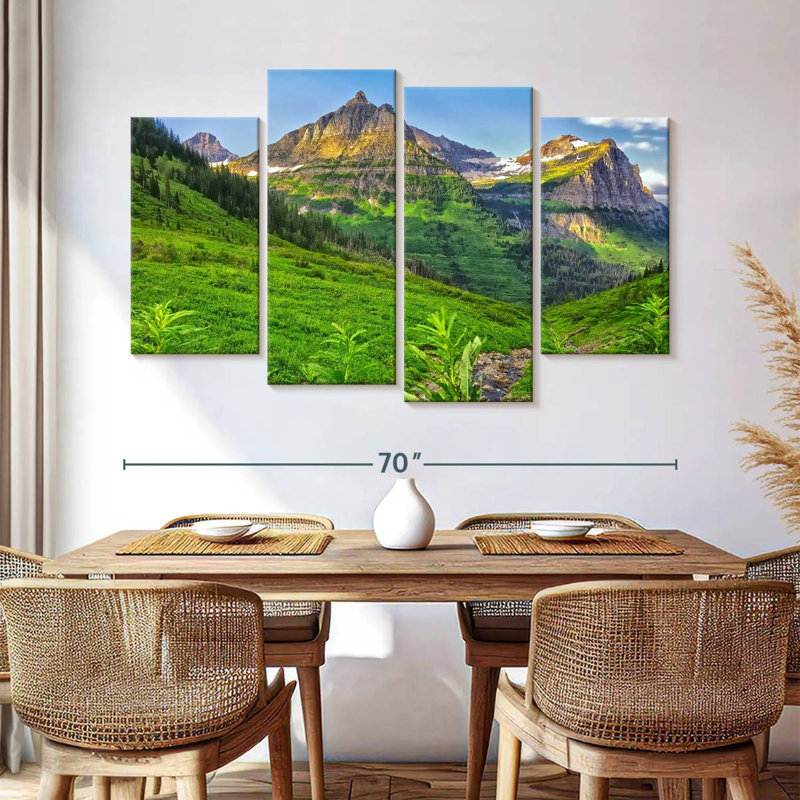 Alvord Glacier Park Greenery, 42" H x 68" W