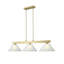 Lustre linéaire de table de billard 3 lumières Caine-94484083