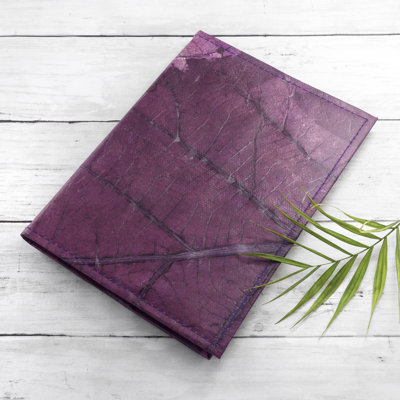 Zinaida A5 Refillable Leaf Leather Journal