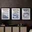 ABSTRACT Series cmxxv - impression encadrée de qualité supérieure sur mesure mat - 3 pièces-738731750-738731749