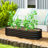 Raised Garden Bed, 5' x 3' x 1' Galvanized Planter Box, Black-172238289-172238316