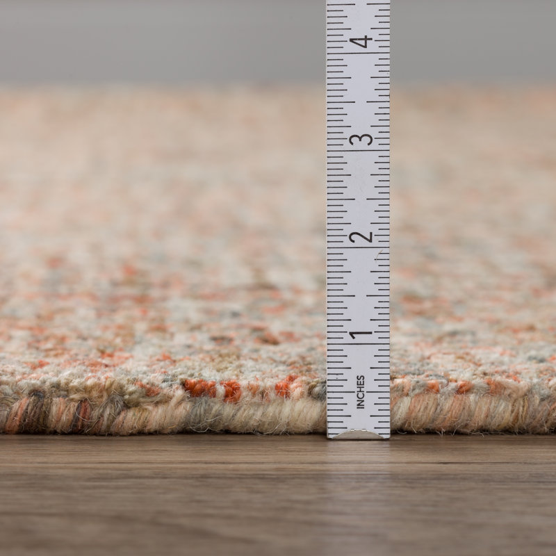 Tapis kaléidoscope en laine touffeté à la main Gilboa, Tapis de couloir 2 pi 3 po x 7 pi 6 po