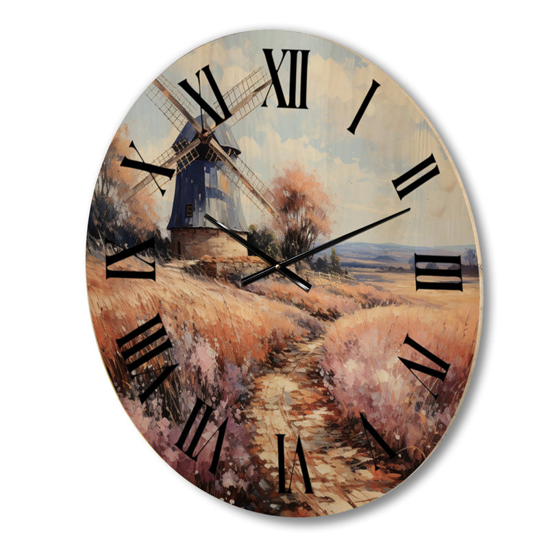 Horloge murale en bois massif Ronda, Grand