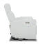 Fauteuil inclinable électrique pivotant en cuir véritable Corvin-1345600931