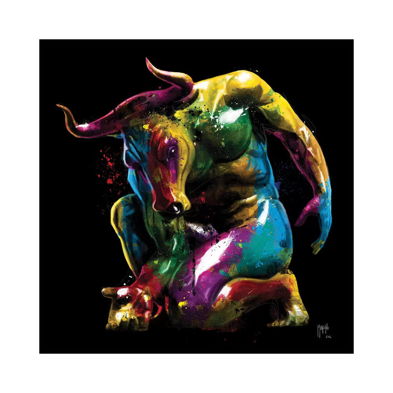 Minotaure by Patrice Murciano - Wrapped Canvas Gallery-Wrapped Canvas Giclée, 30.48 cm H x 30.48 cm W