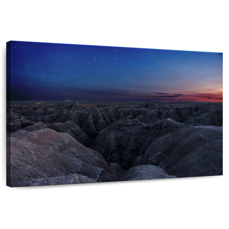 Alvord étoiles au-dessus des Badlands, H 16 po x l 24 po