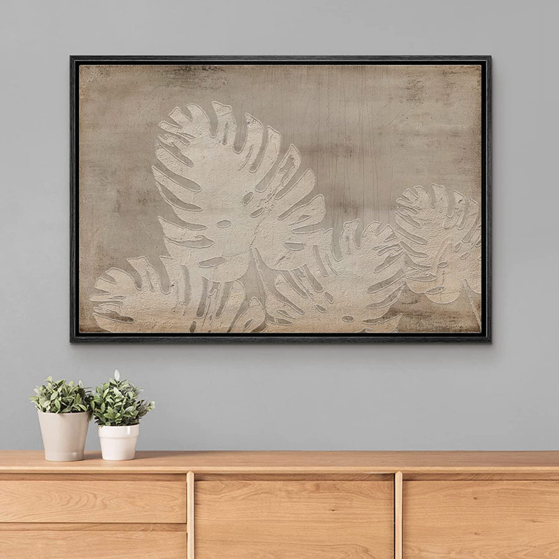 «Signleader - Floater Frame», impression sur toile, H 16 po x l 24 po x P 1,5 po, Noir