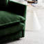 Chaise d'appoint moderne avec repose-pieds