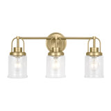 Anders Bathroom Bedroom Wall Fixture With Clear Shade