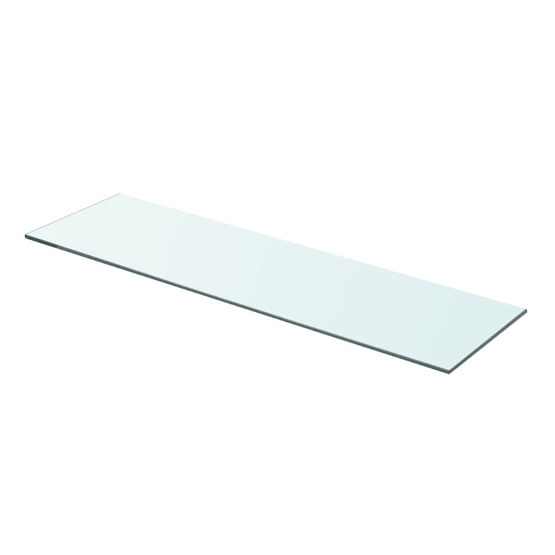 Tablette en verre, H 0,31 po x l 27,6 po x P 7,9 po