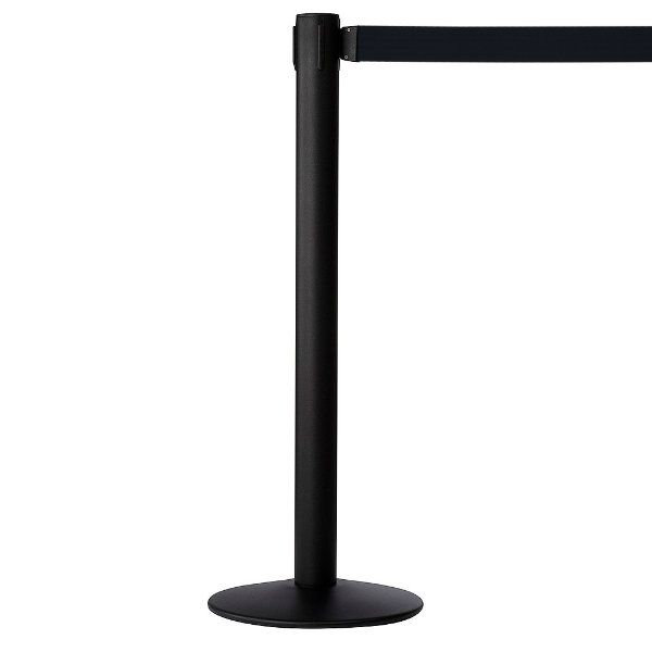 MT Displays 13.58'' H x 37'' W Stanchion System, Black