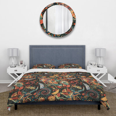 Traditional Paisley Duvet Cover