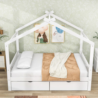 Bondville Slat Storage Bed