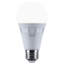 14 W A19 à DEL 27K / 3K / 35K / 4K / 5K CCT, base moyenne, finition blanche, 120 volts-116857821-116857824