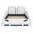 Race Car-Shaped Platform Bed With Wheels-579536321