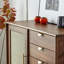 Armoire de rangement simple en rotin simple