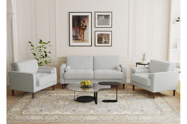 Quiet luxury decorated living room