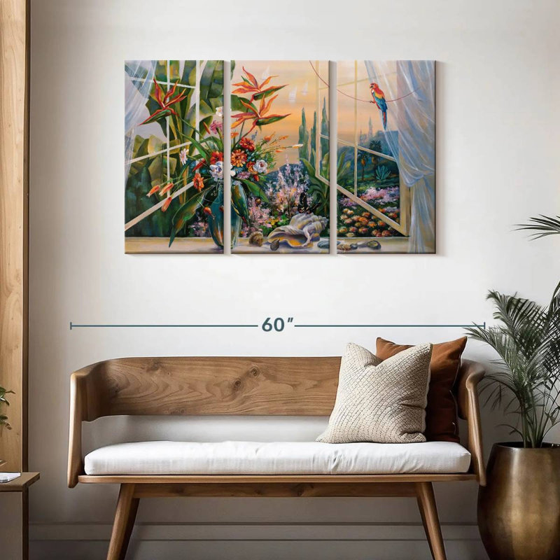 Lilie Window, 28" H x 45" W