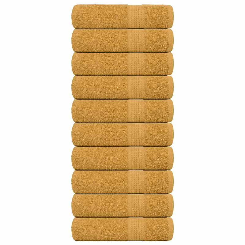 Vanturi 100% Cotton Hand Towel, Gold