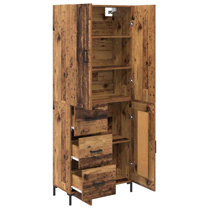 69.5cm Sideboard, Old Wood