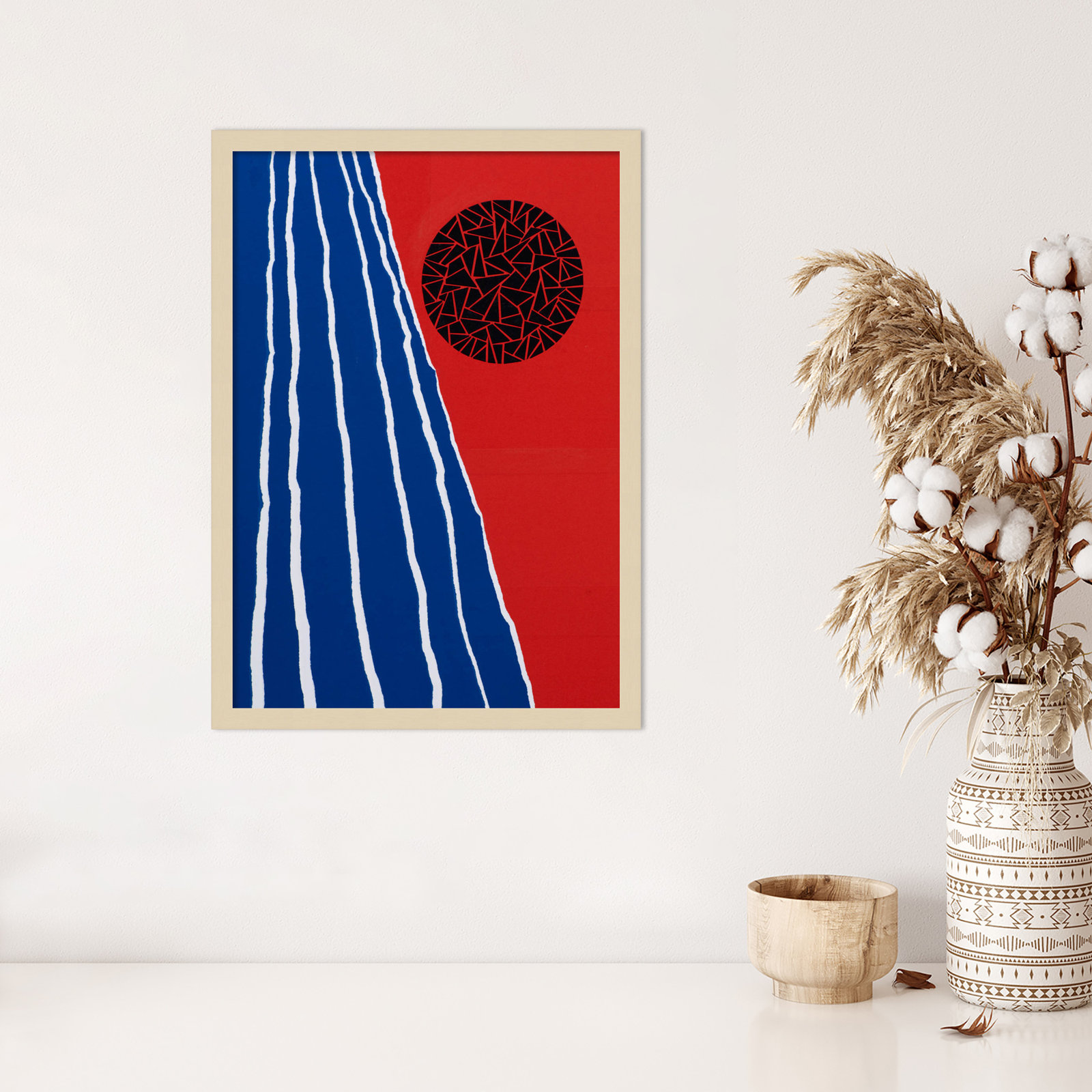 Orbis Factor by Alex Dunn, Brown, 25" H x 18" W x 1" D