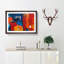 Abstract Art Painting Vol.334 by S.Johnson - Framed Print-55616168-55616162