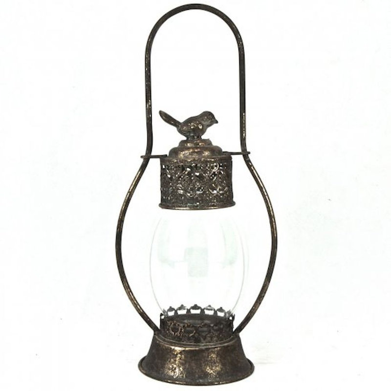 15'' H Metal Tabletop Lantern