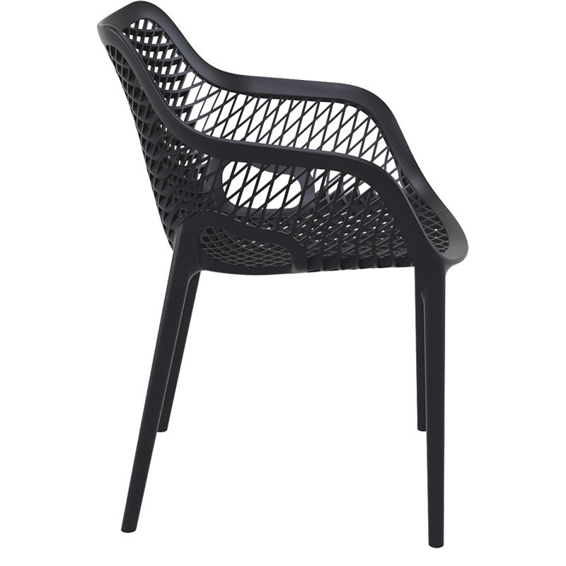 Chaise avec accoudoirs Air Black XL