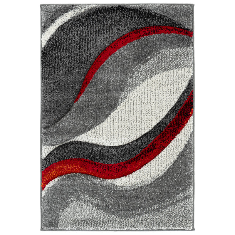 Vilica Performance Abstract Rug, Rectangle 2' x 3'