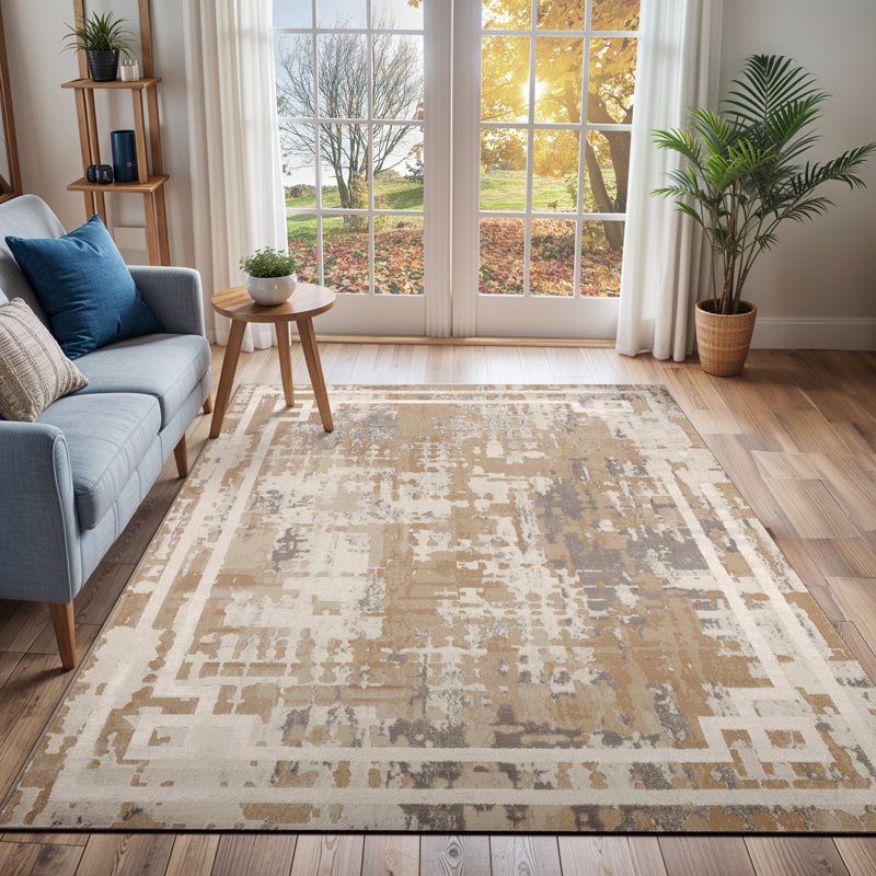 Abstract Area Rug, Rectangle 80 x 150cm