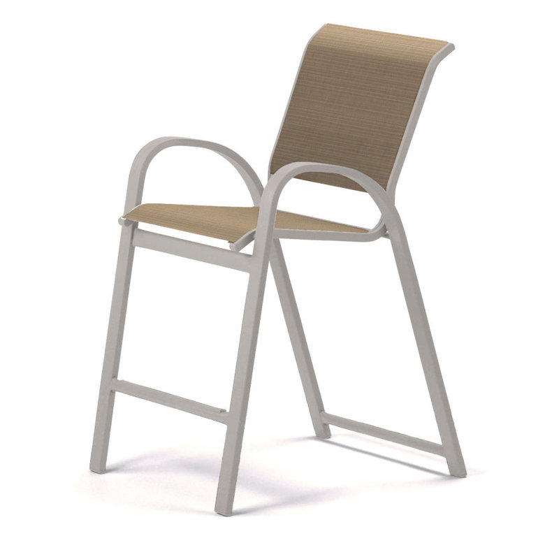 Tabouret de bar 42 po Holna, Newport, Neige texturée