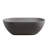 Spacious, 63-Inch, Solid Surface, Freestanding, Soaking Bathtub, Matte Grey, Approved, Center Drain 63" Surface Freestanding Grey Overflow And Drain, Comfortable Relaxation
