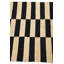 Tapis noir et blanc Noe