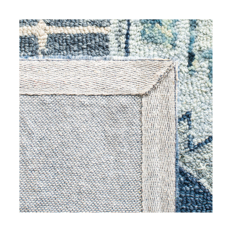 Lanagan Hand Tufted Wool Southwestern Rug, Rectangle 8' x 10'