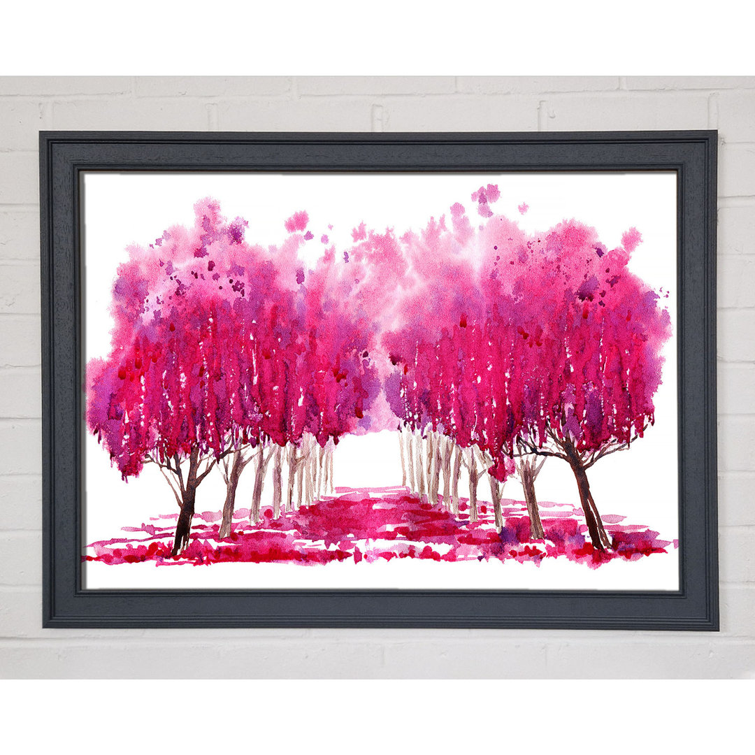 Pink Tree Walk - Druck